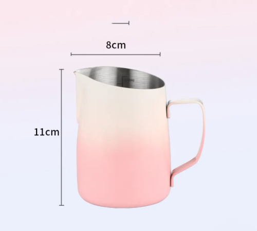 تشر تبخير حليب متدرج اللون - Pitcher وردي 450