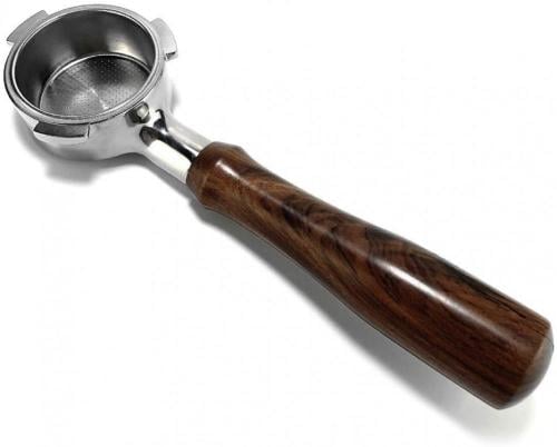 بورتافلتر مكشوف 54 ملم 3 عيون خشبي | Portafilter B...