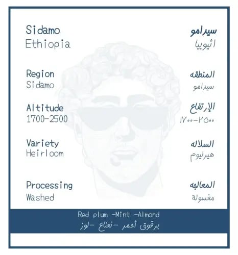 أثيوبي شاكيسو | محمصة ثلاثة وتسعون | 250g