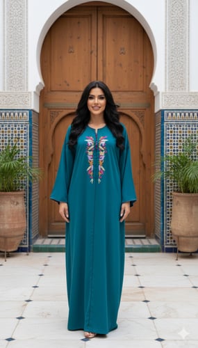 جلابيه مغربية حرير