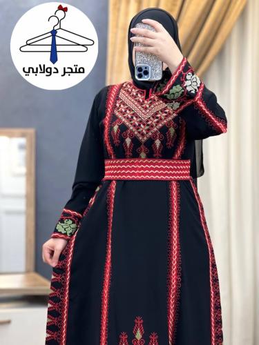 جلابيات جلابية أردنية مع شال