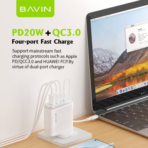 فيش شحن سريع بقوة 40W