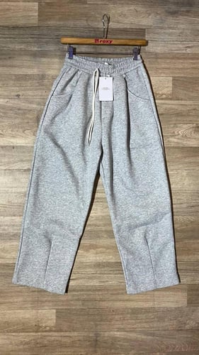 سروال رمادي سادة