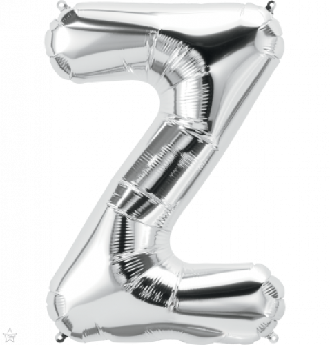 FOIL LARGE LETTER SILVER (عدد 5 قطع) Z
