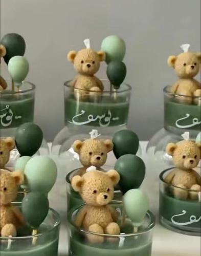 شمعه توزيعات مواليد - من دون تغليف