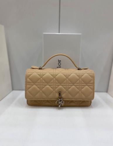 شنطة ديور -بيج بلاكسسوار الفضي