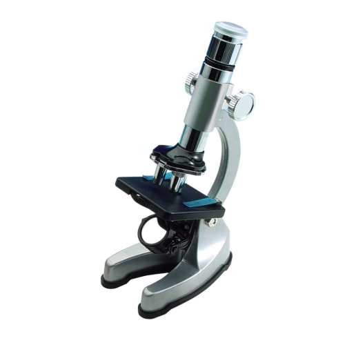Scientific microscope for children, magnification 100x to 750x, with lighting