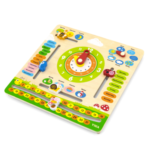 Educational calendar board for children to learn t...