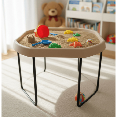 Sand and water table for children, multi-activity, 100×75 cm