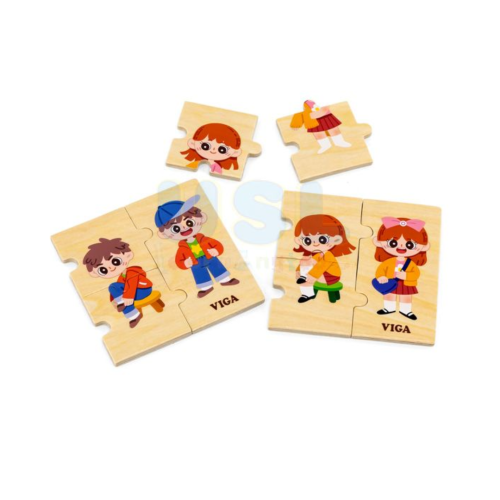 Clothing sequence puzzle set