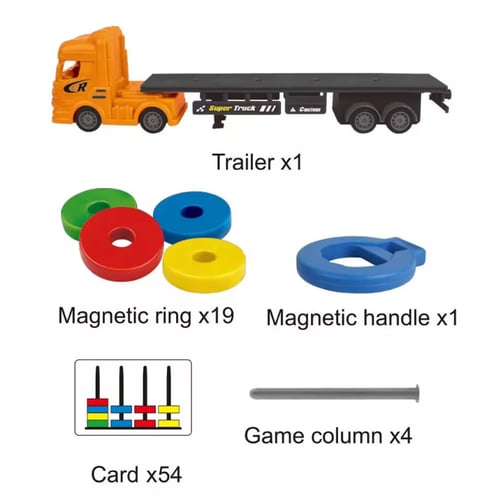 لعبة حلقات المغناطيس شاحنة