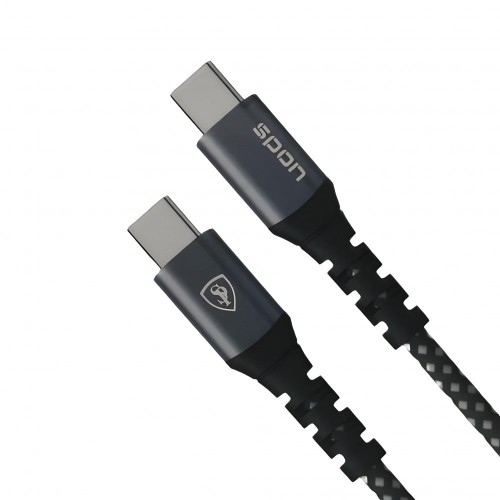 سلك شاحن PD تايب سي منفذ Type-C سلفر 60w