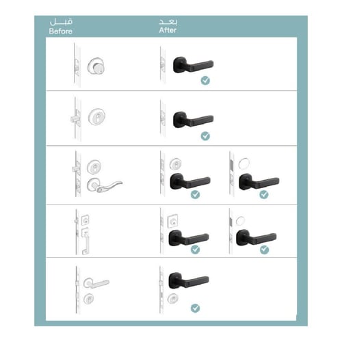 ليبرا (01) قفل باب ذكي