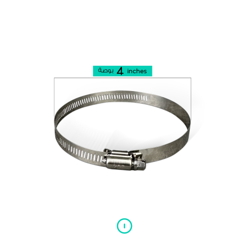 رباط معدني 4 بوصة/أشرطة ربط بسحاب من الستانلس ستيل