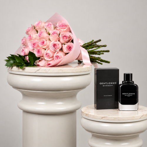 Givenchy Gentleman Perfume 100ml | Bouquet of 20 Roses
