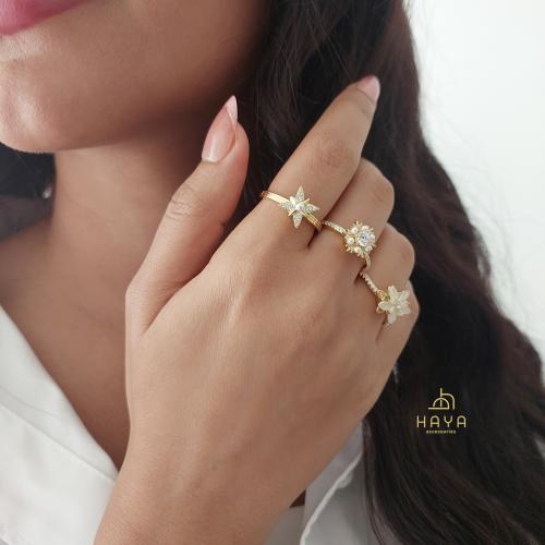 خواتم مطلية (ب ميزة الدوران)