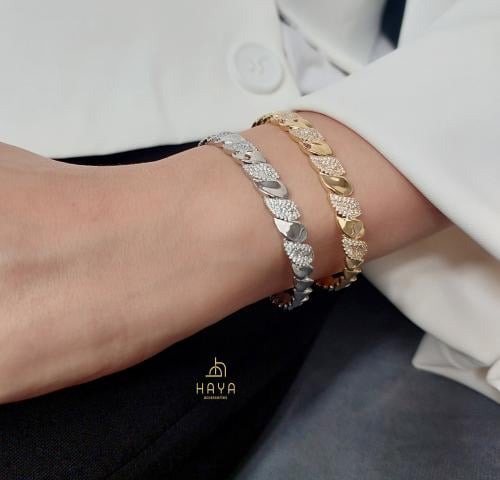 طقم فاخر مطلي (اسوارة + خاتم)