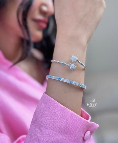 اساور مطلية راقية وعصرية