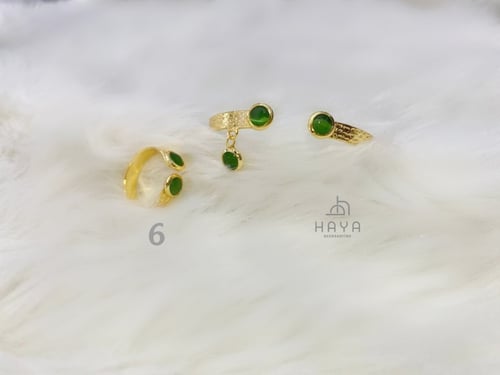 طقم (اسوارة + خاتم) مطليين ومرنين