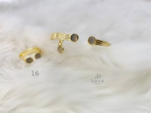 طقم (اسوارة + خاتم) مطليين ومرنين