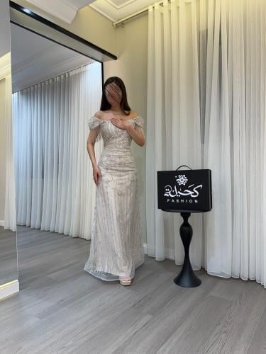 Elegant stylish evening dress