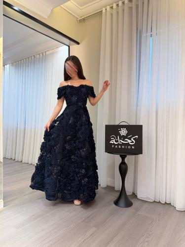 Evening dress flared