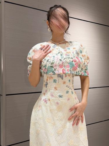 فستان قطعتين مشجر