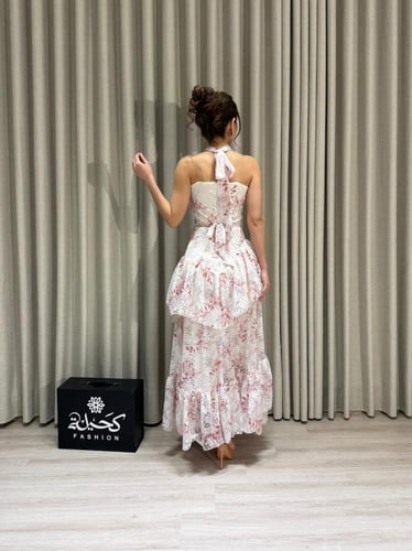 فستان ناعم مشجر