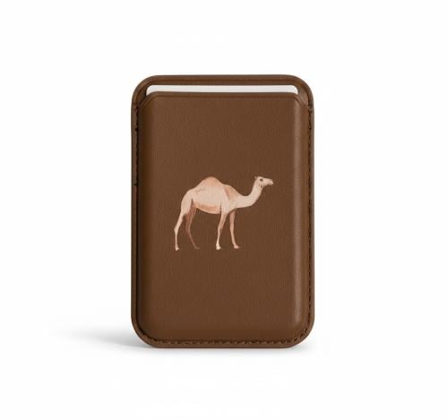 Leather cardholder, Brown