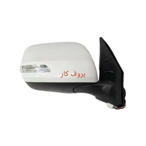 مراية لاندكروزر 2012-2015 فليشر ابيض يمين