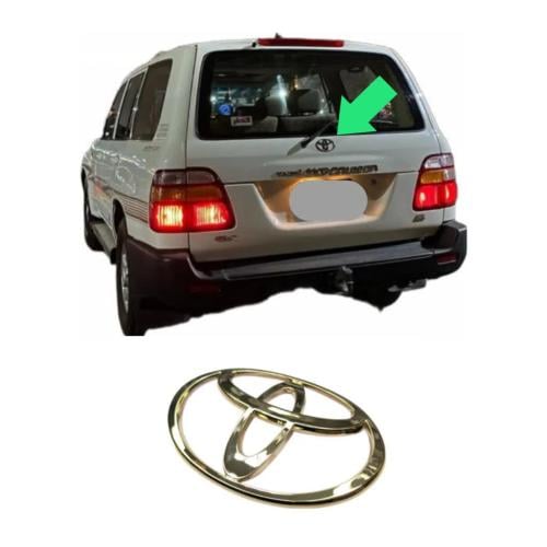 علامة تويوتا ذهبي لاندكروزر 98 - 2007 خلفية لكزس ك...