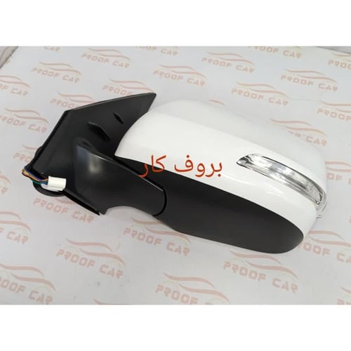 مراية لاندكروزر 2012-2015 فليشر ابيض يسار