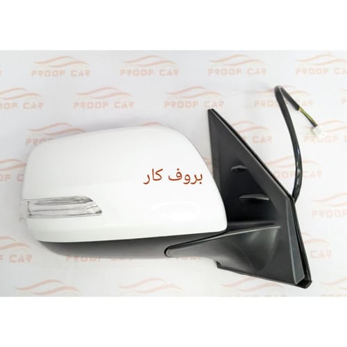 مراية لاندكروزر 2012-2015 فليشر ابيض يمين