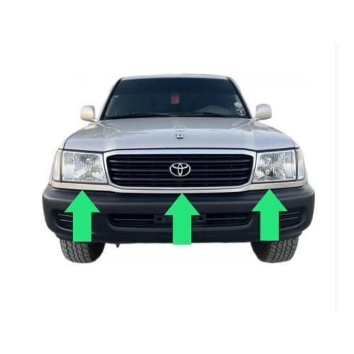 صاجة تحت الشمعات لاندكروزر 98 - 2001 اسود اصلي