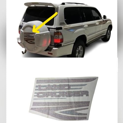 استيكر غطاء الاسبير لاندكروزر 2003 - 2007