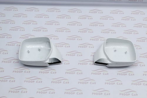 غطاء مراية لاندكروزر 98 الى 2007 ابيض اصلي مستخدم