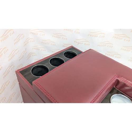 تكاية باترول بلاتينيوم 2018-2024 جلد احمر