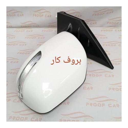 مراية لاندكروزر 2012-2015 فليشر ابيض يسار