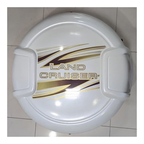 غطاء اسبير لاندكروزر 98 - 2007 ابيض لولي