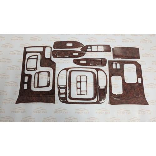 تخشيبة لاندكروزر 98 الى 2002 خشبي غامق لصق