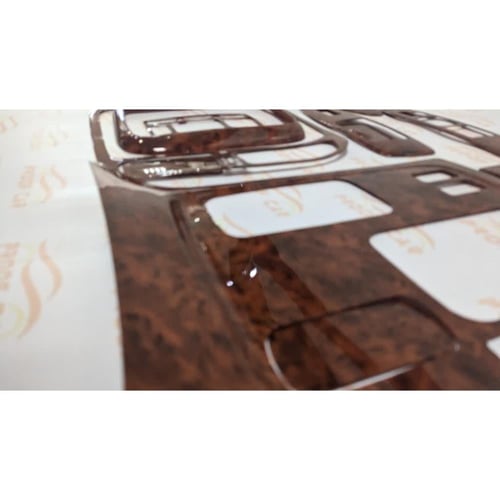 تخشيبة لاندكروزر 98 الى 2002 خشبي غامق لصق