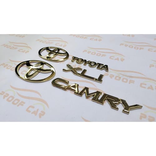 طقم علامات كامري 98 - 2002 ذهبي طبق الوكالة