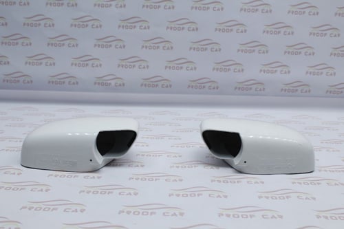 غطاء مراية لاندكروزر 98 الى 2007 ابيض اصلي مستخدم