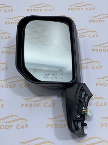 مراية باب اف جي اسود لماع /مطفي