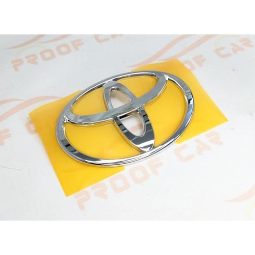 علامة تويوتا خلفية لاندكروزر 90-97 فضي اصلي