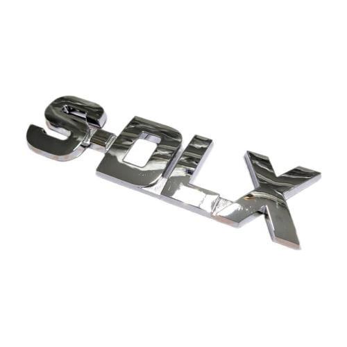 علامة S-DLX خلفية ربع