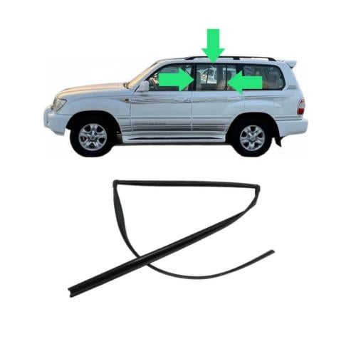 جلدة مجرى الزجاج لاندكروزر 98 - 2007 خلفي يسار اصل...