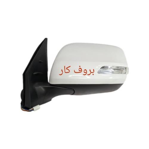 مراية لاندكروزر 2012-2015 فليشر ابيض يسار