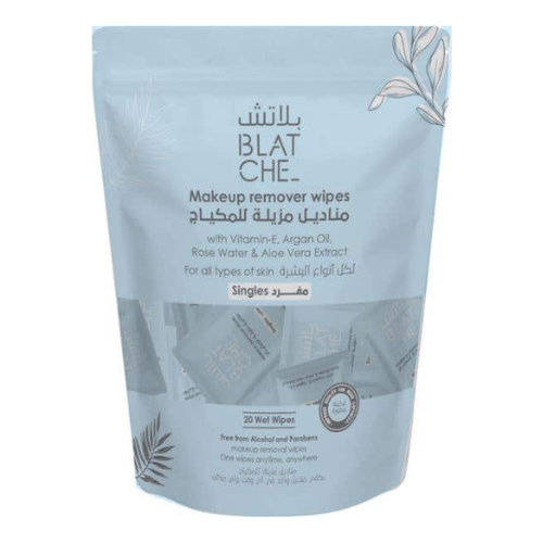 مناديل مزيلة للمكياج من بلاتش - 20 منديل مفرد