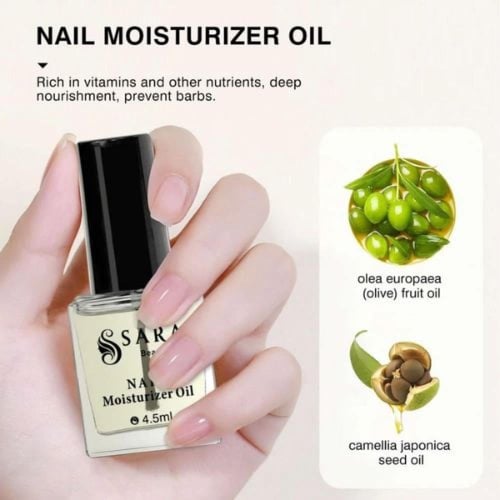 مجموعة زيت تقوية وتطويل الاظافر بالبيوتين من ساره...